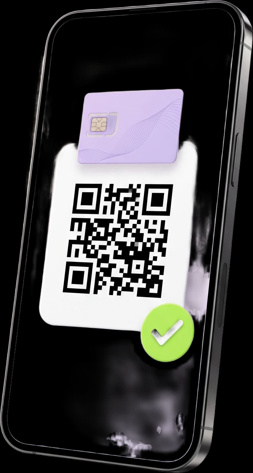 eSIM QR 설치 화면 예시